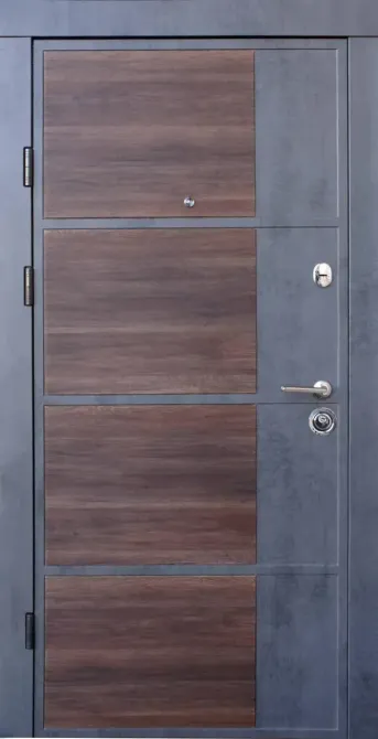 Входная дверь Qdoors Премиум Kale Бостон-М бетон темный/бетон светлый 950х2040 мм Киев - изображение 1