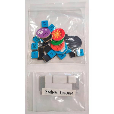 Игровой набор Viga Toys Магнитный календарь с часами, на украинском языке (50377U) Винница - изображение 3