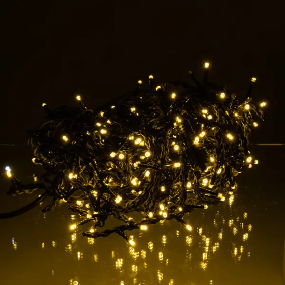 Garlando Вулична гірлянда Бахрома 20 м 335 LED чорний провід Жовтий 20MBY Коломия