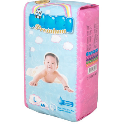 Підгузки Mimzi L 9-14 кг 48 шт. (MPL48) (4820209800135) Вінниця - фото 7