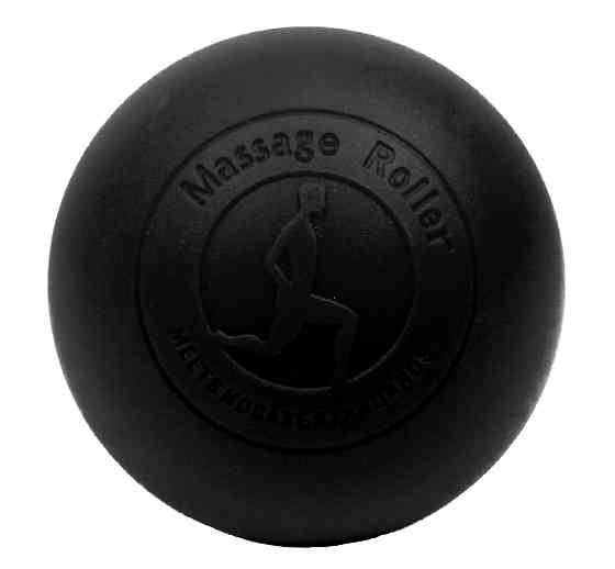 EasyFit Масажний м'ячик EasyFit каучук 6.5 см чорний Коломия