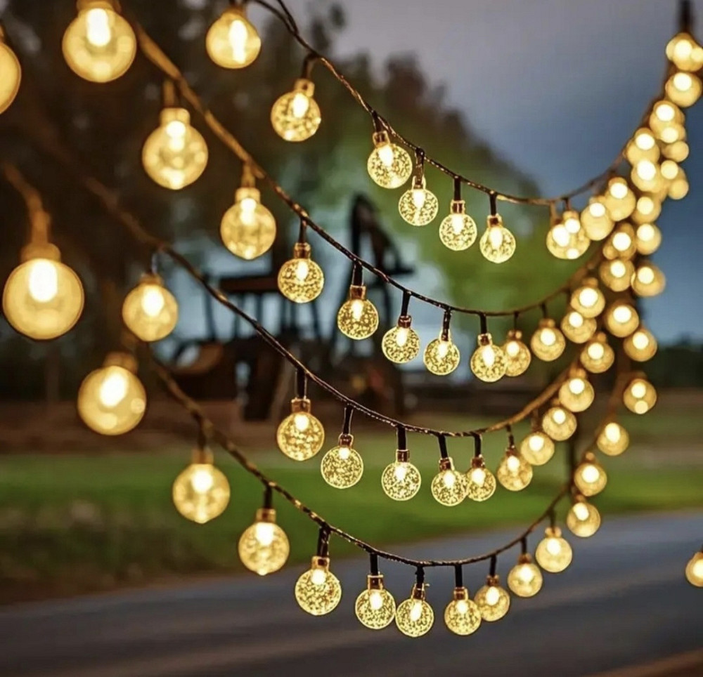 Вулична гірлянда на сонячній батареї з датчиком день/ніч 12 см 100 LED Смела - изображение 5