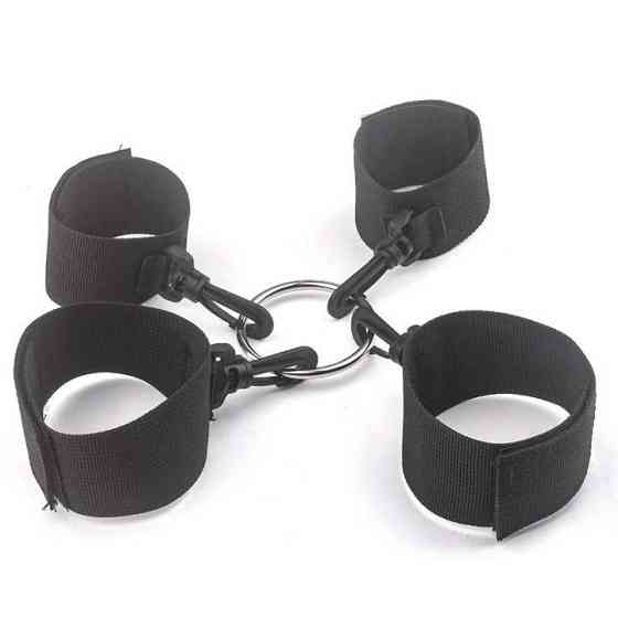 БДСМ фіксатори рук і ніг - Чорний - Садо-мазо Вінниця