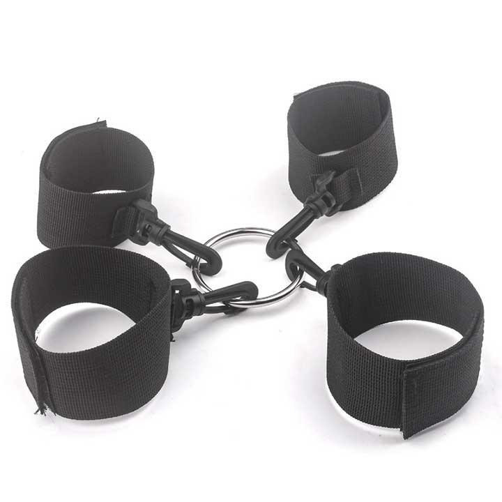 БДСМ фиксаторы рук и ног - Черный – Садо-мазо Винница - изображение 1