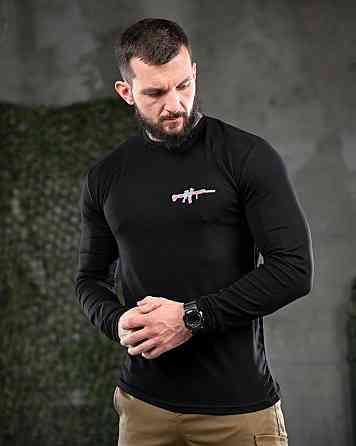 Мілітарі лонгслів color black ПП7881 Київ