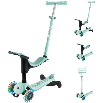 Самокат Globber Up Sporty 360 колеса з підсвіткою Мятно-фісташковий (456-706) Винница - изображение 7