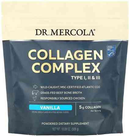Колагеновий комплекс типів l, ll та lll Dr. Mercola Collagen Complex 5 г 309 грамм ваниль Київ