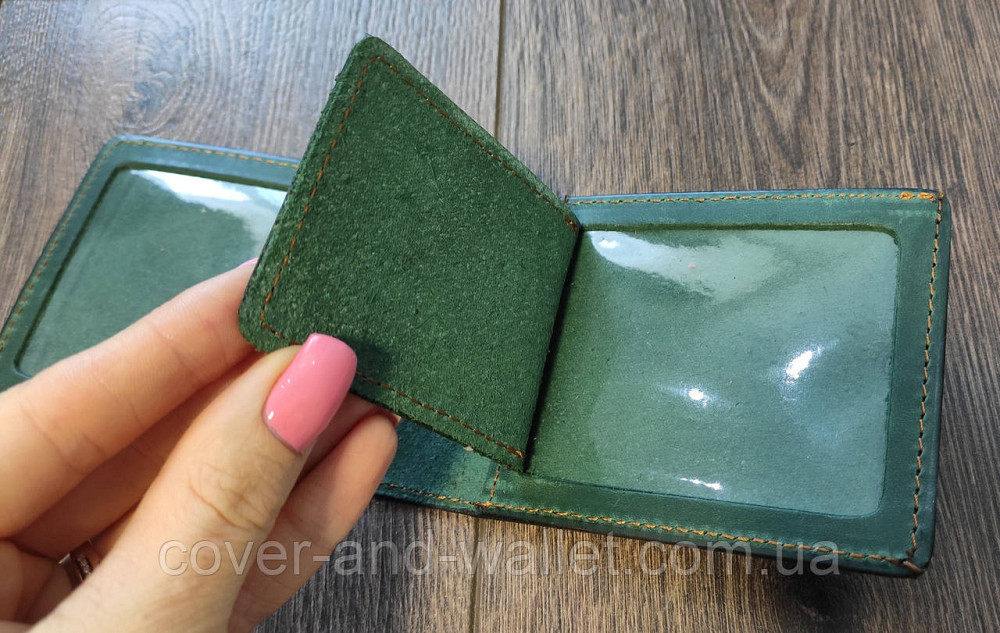 Універсальна обкладинка "Посвідчення Україна" з кишенею із натуральної шкіри Crazy Horse Київ - фото 8