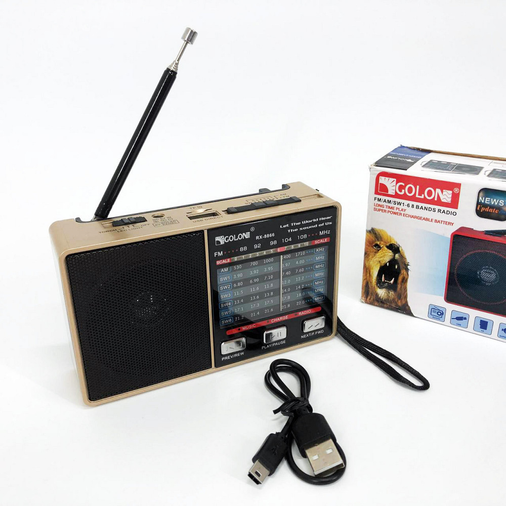 Стаціонарний радіоприймач GOLON RX-8866, Радіоприймачі фм, Радіоприймач ретро XA-971 AM FM Київ - фото 3