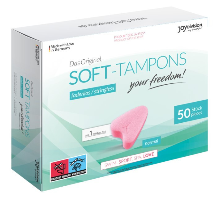 Гигиенические тампоны – Soft-Tampons Normal, 50 шт. Sex Aura Киев - изображение 1