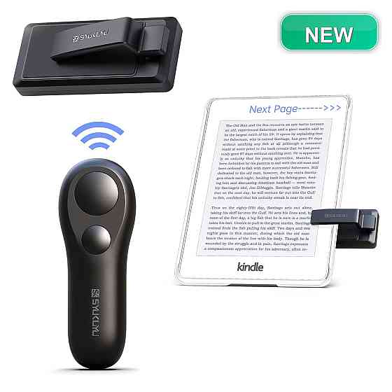 Пульт перелистування для сторінок SK SYUKUYU RF для Kindle iPhone iPad Android USB-C безшумний одноручний Київ