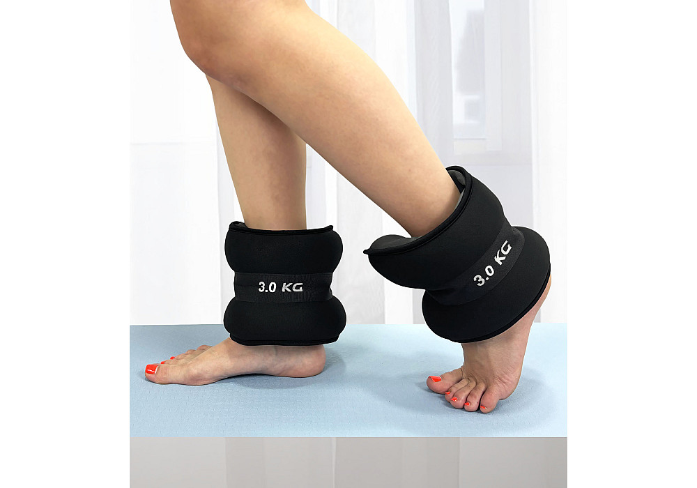 Обтяжувачі EasyFit Comfort 3 кг для ніг та рук з металом (пара) Коломия - фото 1