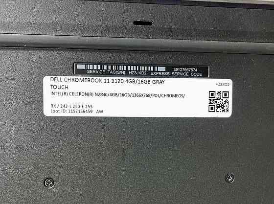 Dell Chromebook (нетбук)   Хромбук Dell Chromebook Ram 4 ГБ. Харьков