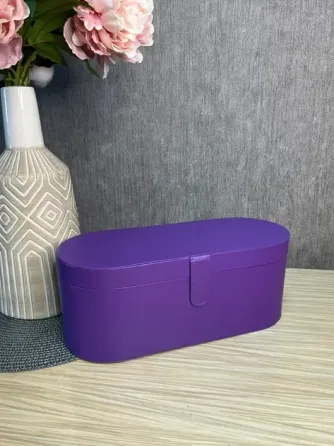 Стайлер + Коробка 5в1 HAIR BRUSH Styler для различных типов волос с функциями придания объема, выпрямления, укладки Фиолетовый Коломыя