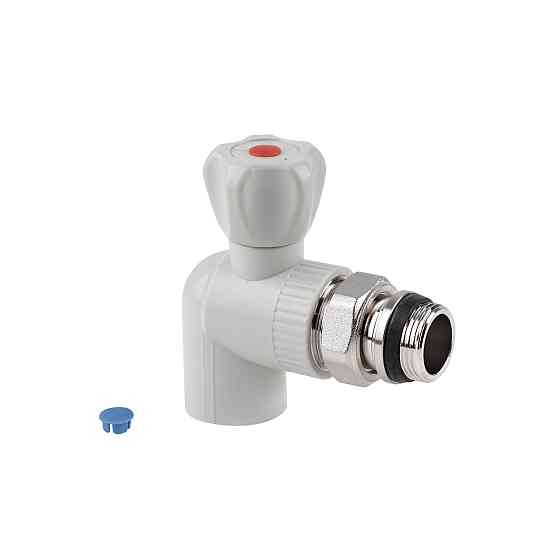 Кран кульовий радіаторний PPR Thermo Alliance 25х3/4" кутовий Київ