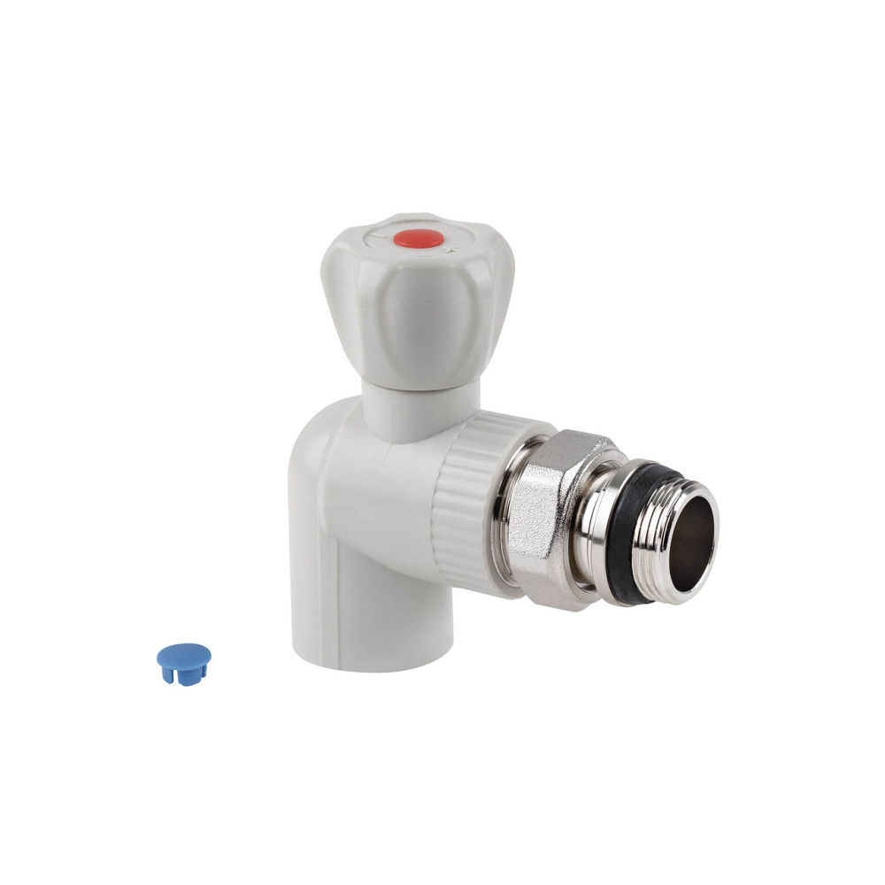Кран кульовий радіаторний PPR Thermo Alliance 25х3/4" кутовий Київ - фото 1