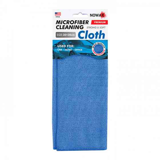 Тряпка Nowax из микрофибры For Cleaning 30х30см синяя Львов