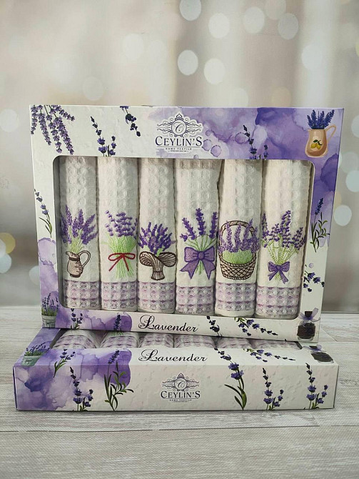 Набор плотных полотенец (вафелька) (Турция) Одесса - изображение 3