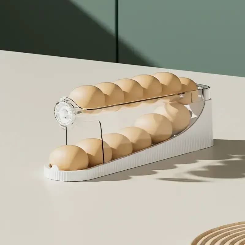 Органайзер двухуровневый для хранения яиц с таймером Коломия - фото 1