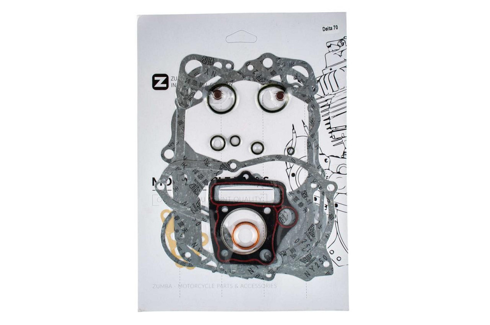 Прокладки двигателя (набор) мопед Дельта 70 Ø47mm Мукачево - изображение 1