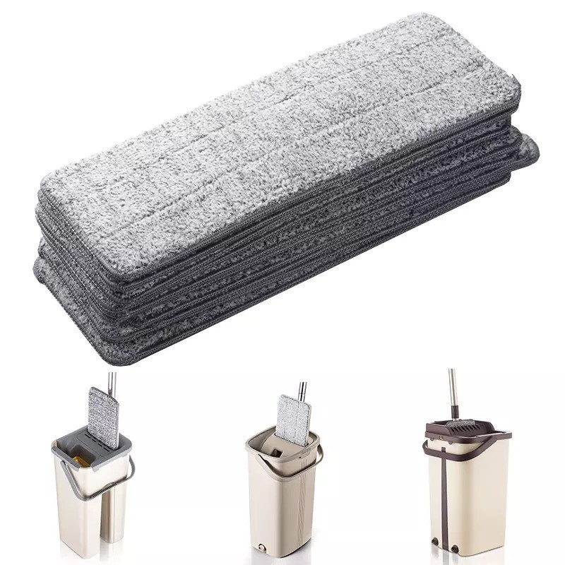 Запаска для швабры из микрофибры 32*11 см / Сменная насадка для плоской швабры Киев - изображение 8