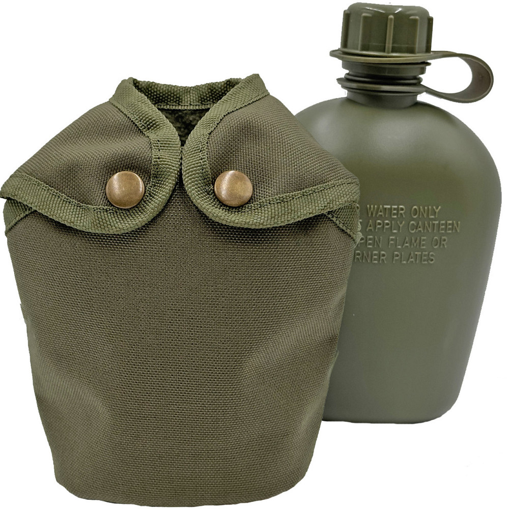 Фляга армійська 1л в чохлі Molle Олива  (фляга тактична польова індивідуальна) Киев - изображение 6