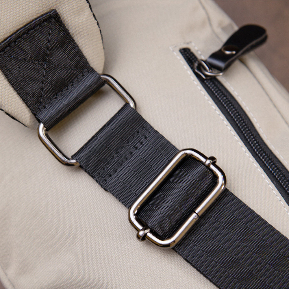 Сумка через плече нейлон Світло-сіра (Vintage) Київ - фото 4