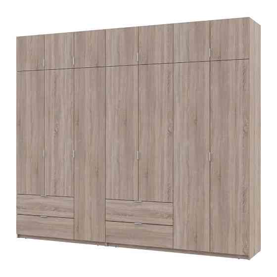 Шкаф для одежды Doros Лукас Дуб сонома 3+4 ДСП 280х50х240 DRS-011706 (42005119) Днепр