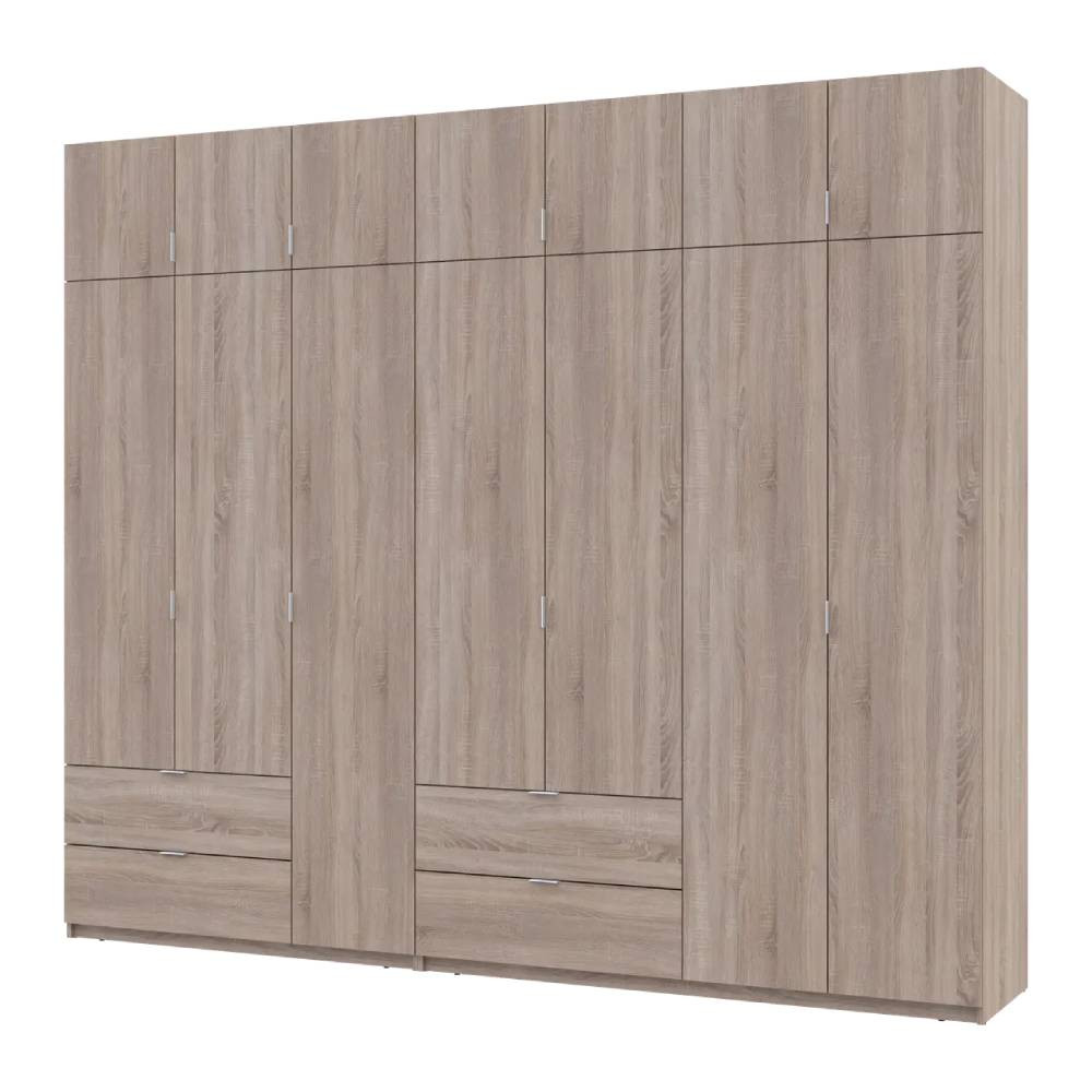 Шафа для одягу Doros Лукас Дуб сонома 3+4 ДСП 280х50х240 DRS-011706 (42005119) Дніпро - фото 1