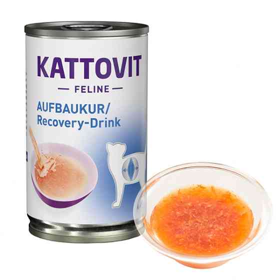 Kattovit Veterinary Recovery КАТТОВИТ РЕКАВЕРИ диетический напиток для котов в период восстановления, банка 135мл Киев