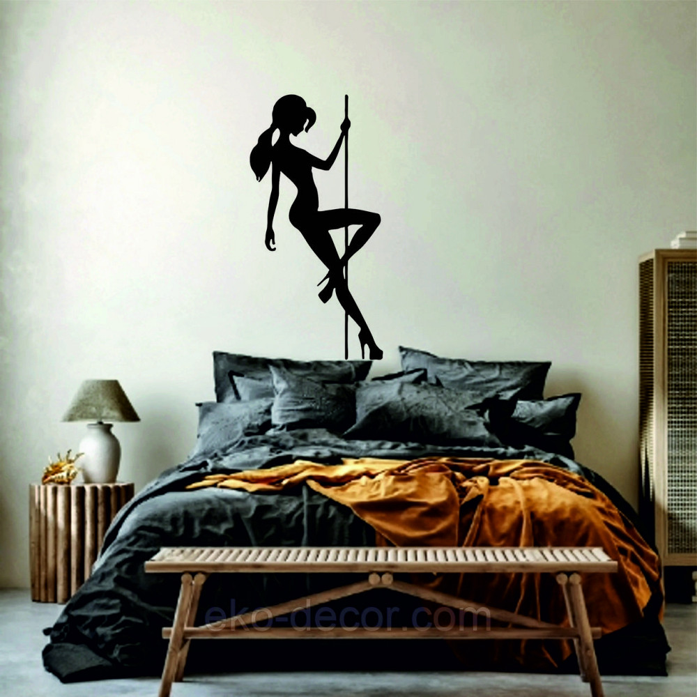 Декоративное настенное Панно «Стриптиз», Декор на стену 90*45 см, Черный Киев - изображение 4