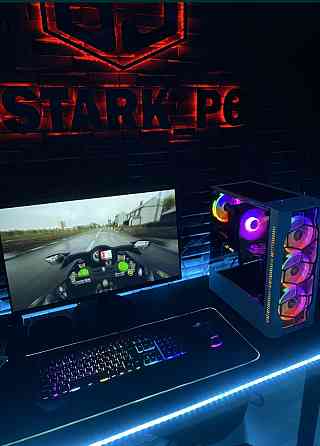 Игровой компьютер Ryzen 5 5600 6/12*4,4Ггц 32ГБ ОЗУ DDR4 SSD m2 1TБ Киев