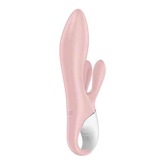 Вібратор-кролик надувний Satisfyer Air Pump Bunny 3, 12 режимів, подвійний відросток Sex Aura Київ