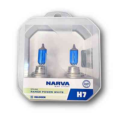 Комплект галогенових ламп NARVA 48607 TWIN SET H7 12 V 55 W RANGE POWER WHITE Харків