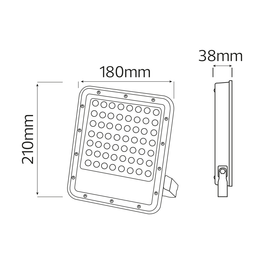 Прожектор светодиодный 50W 6400K OSELO-50 Киев - изображение 3