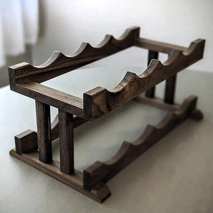 Настільна винна полиця "Ламорада" мокко Миколаїв - фото 1