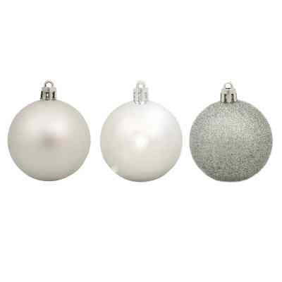 Ялинкова іграшка House Of Seasons H&amp;S 10 шт 6 см Сріблястий (8720362101833) Вінниця