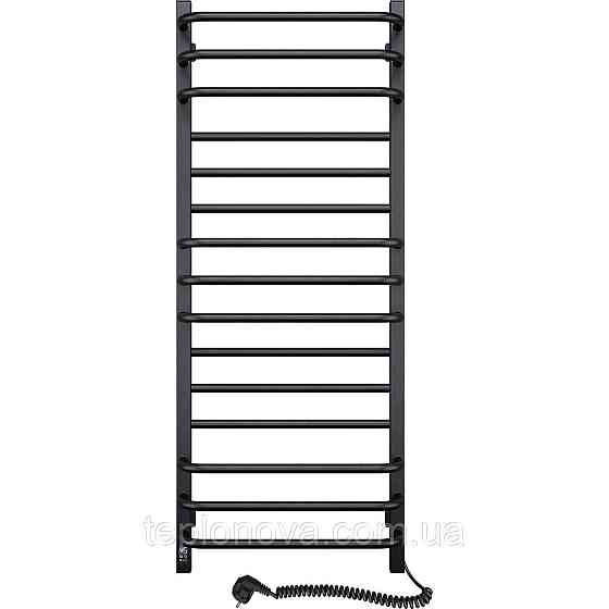 Сушарка для рушників електрична Navin Грандіс 480х1200 Sensor з Wi-Fi права, чорний муар Чернівці