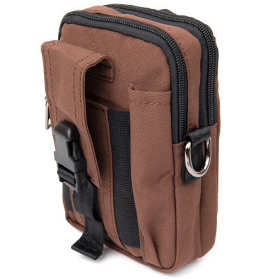 Сумка Vintage На пояс нейлон Коричневая (20648) Винница - изображение 1