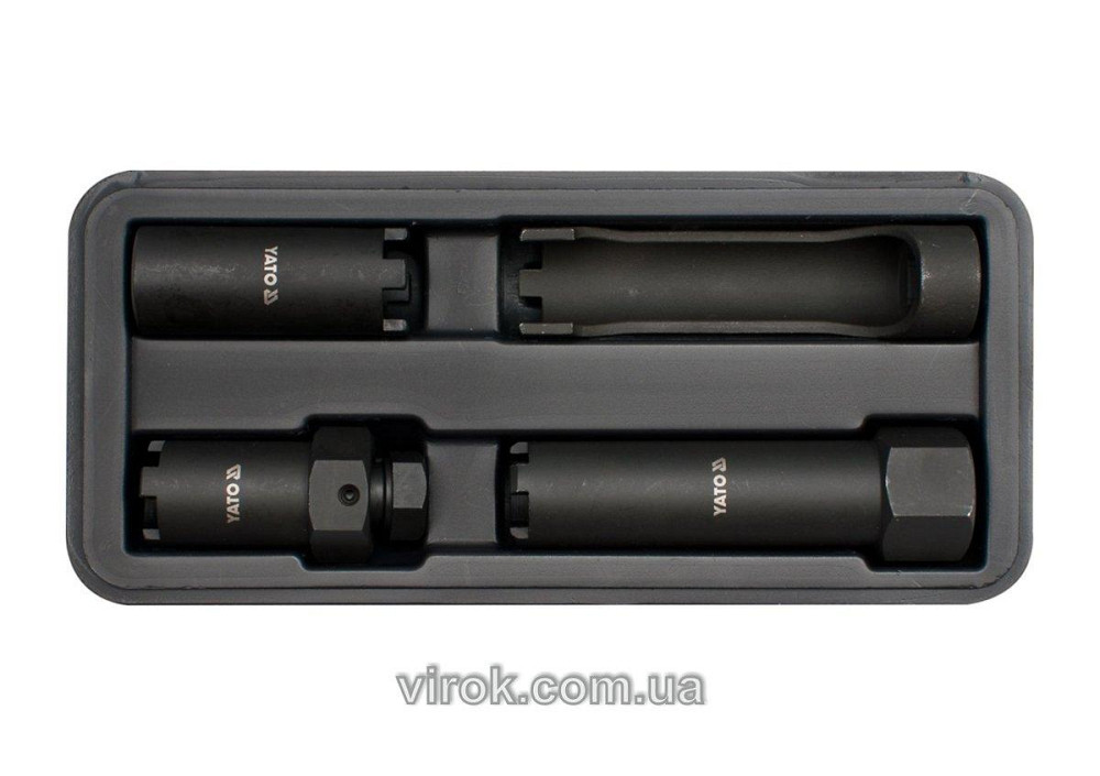 Ключі шипові для форсунок YATO, з квадр. 1/2", Набір 4 шт.  [5] Одеса - фото 1