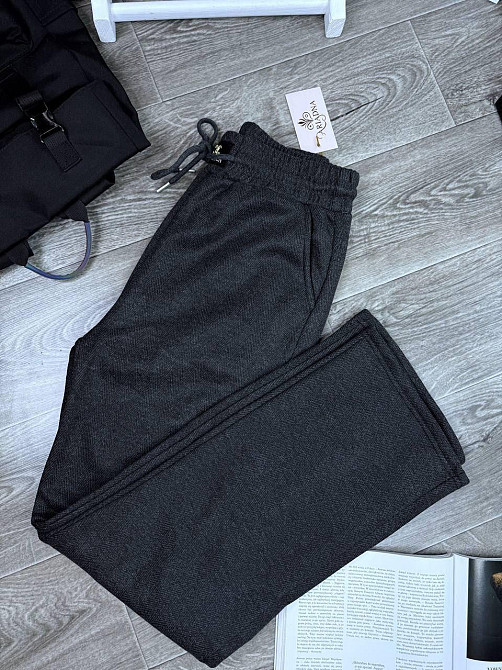 Женские теплые брюки батал шерстяной кашемир на флисе Одесса - изображение 1