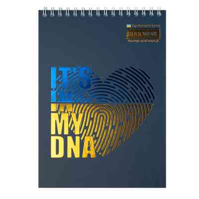 Блокнот Buromax на пружині зверху Patriot NATIONAL A5 48 аркушів у клітину (BM.24545115) Вінниця