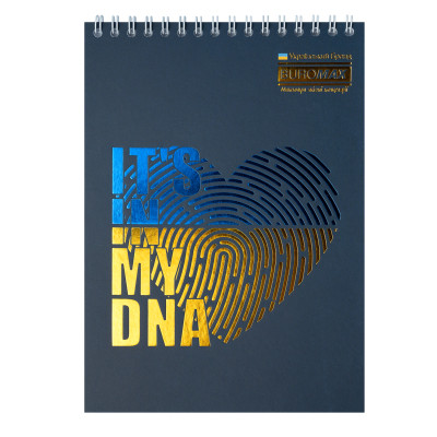 Блокнот Buromax на пружині зверху Patriot NATIONAL A5 48 аркушів у клітину (BM.24545115) Вінниця - фото 4