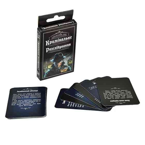 Карточная настольная игра «Криминальное расследование» 30418 на украинском языке 36 карточек Винница