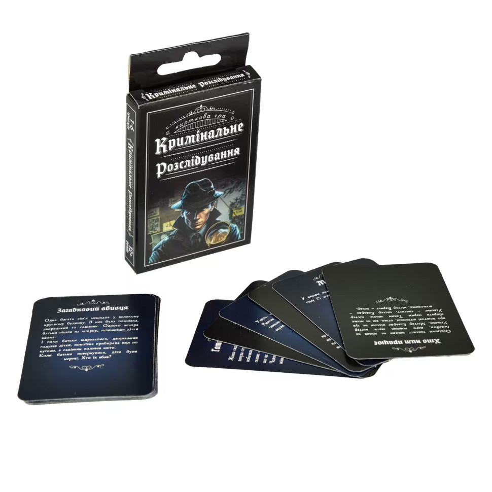 Карточная настольная игра «Криминальное расследование» 30418 на украинском языке 36 карточек Винница - изображение 2
