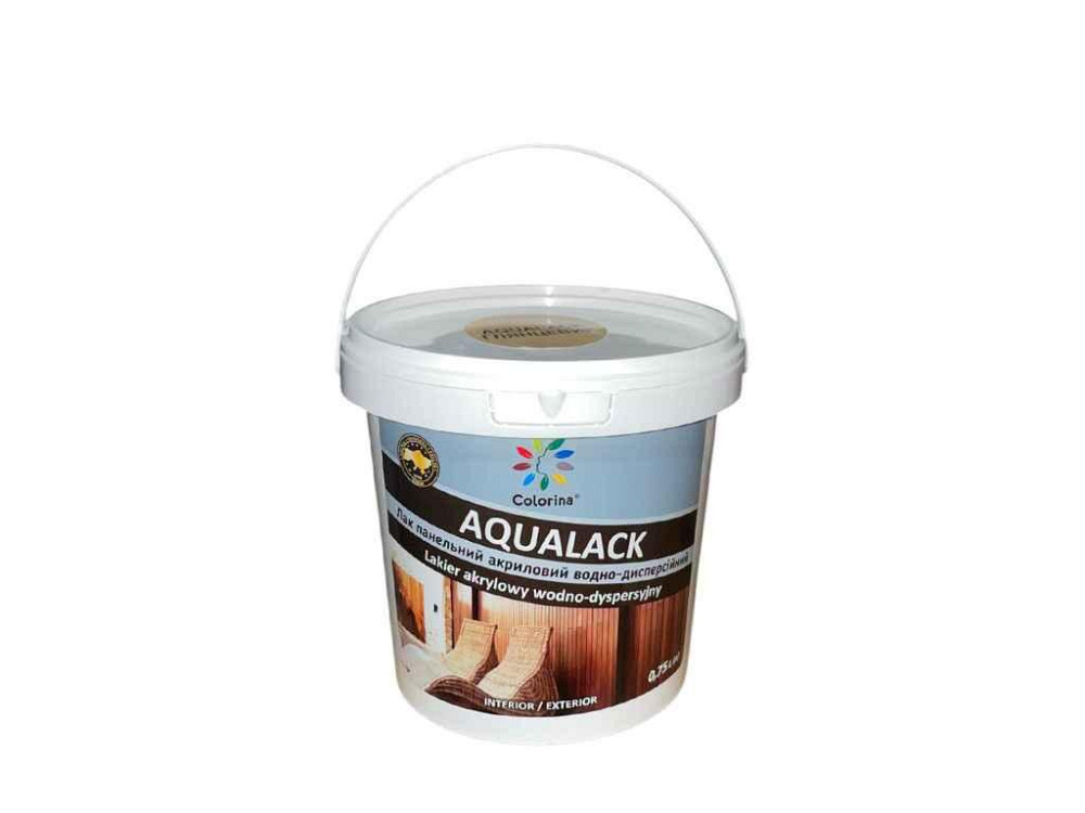 Лак акриловый AQUALACK панельный глянцевый 0.75 ТМ COLORINA Киев - изображение 1