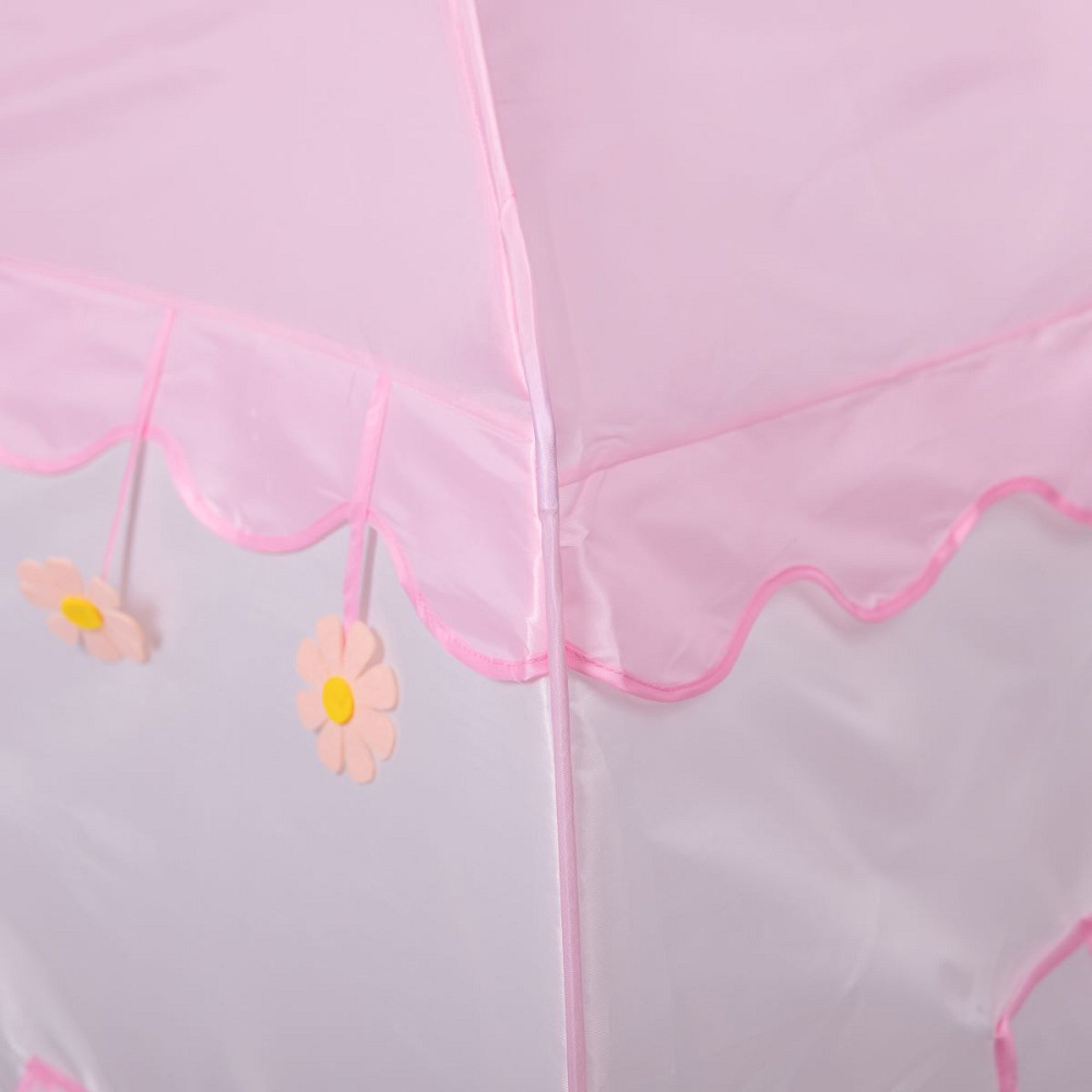 Дитячий ігровий намет будиночок для дівчаток 125×100×120 см намет будиночок для дітей Рожевий H Коломия - фото 7