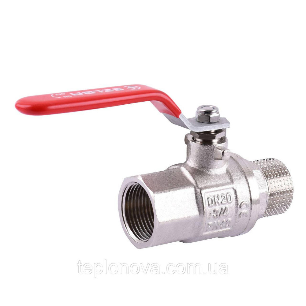 Кран кульовий прямий SELBA 3/4" НВ КР SL1505 Чернівці - фото 2