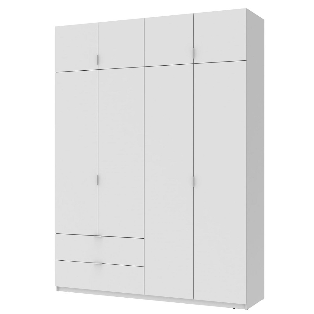 Шафа розпашна с антресолью Doros Лукас 180х50х240 см Білий (DRS-011191) Дніпро - фото 2