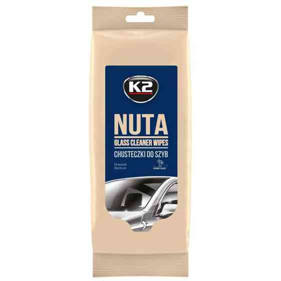 Вологі серветки для очищення скла та скляних поверхонь K2 NUTA GLASS CLEANER WIPES Львів